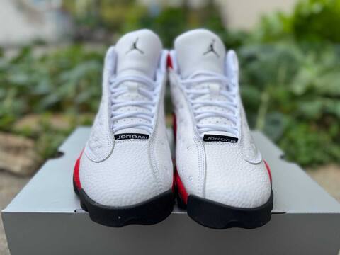 Jordan Air Jordan 13 He Got Game 414571-102 White Red Black Basketball Shoe (BS-87325)