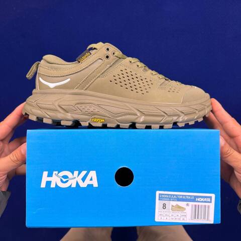 HOKA Tor Ultra 7 2 Khaki Olive White Trail Shoe Trail Running Sneakers (BS-86823)