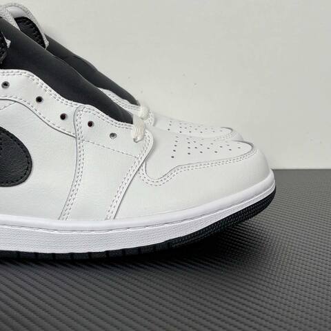 Jordan Air Jordan 1 Mid DQ8426-109 White Black Red Grey Sneaker (BS-87164)