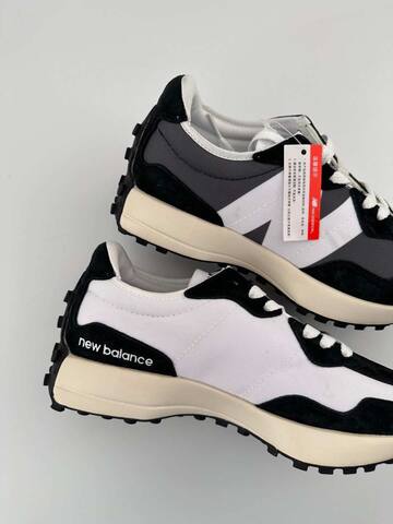 New Balance MS327 Black White Grey Beige Sneaker (BS-87077)