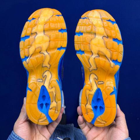 New Balance 740 U740CB2 Blue Orange Iridescent Gum USA 6 5 UK 6 EUR 39 5 Training Shoe - Women's (BS-87101)