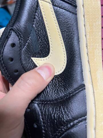 Jordan Air Jordan 1 Retro Low OG Nitro IB8958 001 Black Muslin Varsity Red US 9 5 UK 8 5 EUR 43 Cm 27 5 Skate Shoe - Men's (BS-87185)