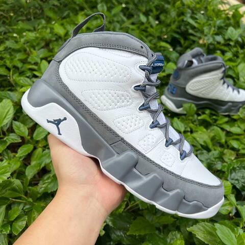 Jordan Air Jordan 9 Retro HV4794 100 White French Blue Flint Grey EU 42 5 Basketball Shoe - Men's (BS-86735)