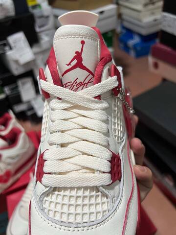 Jordan Air Jordan 4 Retro HV0823-108 Sail Red White Basketball Shoe (BS-87262)