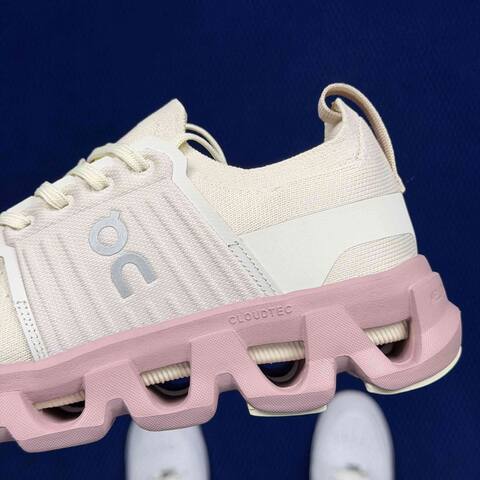 On Cloudswift 4 Ivory Light Pink White Running Shoe Running Sneakers (BS-86748)