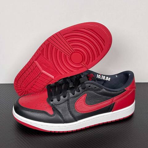 Jordan Air Jordan 1 Retro OG Banned IW6276-001 Black Red White Basketball Shoe (BS-87165)