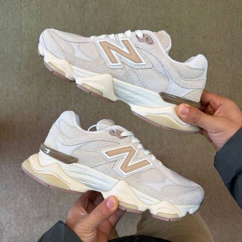 New Balance 9060 U9060CCB Beige Off White Light Brown Cream Sneaker (BS-87135)