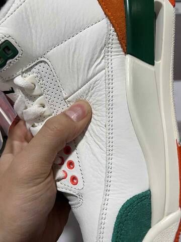 Jordan Air Jordan 3 Solefly IF4491-100 White Orange Green Sail Basketball Shoe (BS-87339)