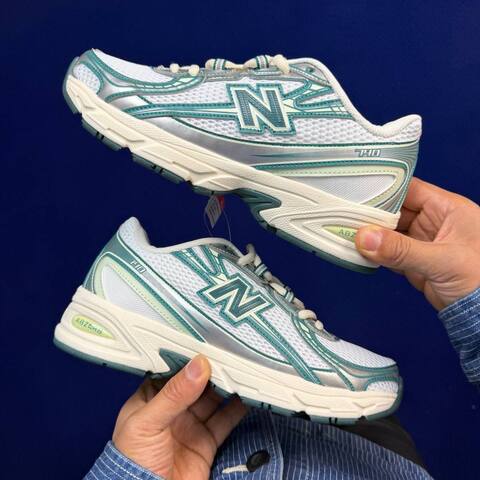 New Balance 740 U740GR2 White Teal Cream Silver USA 6 5 UK 6 EUR 39 5 Training Shoe - Women's (BS-87092)