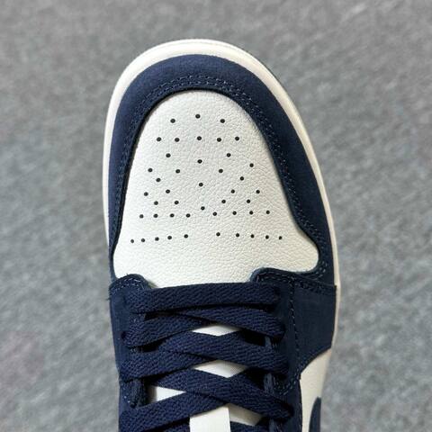Jordan Air Jordan 1 Low IO7448-400 White Navy Blue Yellow Red Sneaker (BS-87172)