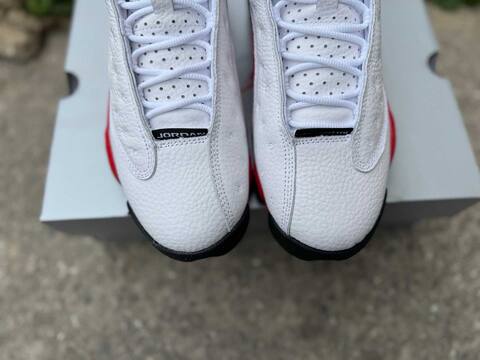 Jordan Air Jordan 13 He Got Game 414571-102 White Red Black Basketball Shoe (BS-87325)