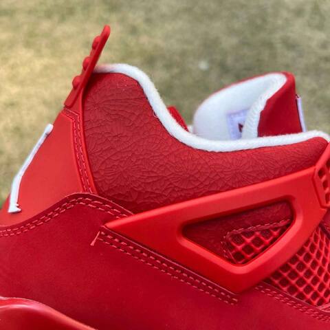 Jordan Air Jordan 4 Retro FV5029-600 University Red White US 9 5 UK 8 5 EUR 43 Basketball Shoe - Men's (BS-87279)