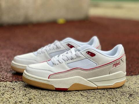 Jordan Flight Court SP HF3255 108 White Red Beige US 8 UK 7 BR 39 5 EUR 41 26cm Sneaker - Unisex (BS-87245)