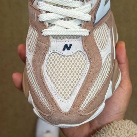New Balance 9060 U9060ETN Brown White Navy Beige EU 43 Sneaker - Men's (BS-87123)