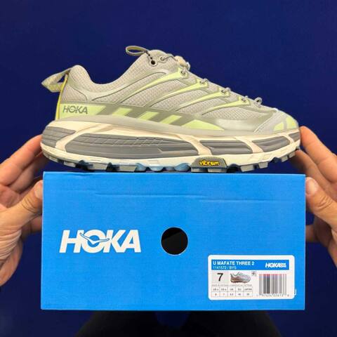 HOKA ONE ONE Mafate Three 2 Multi Color Trail Shoe Trail Running Sneakers (BS-86805)
