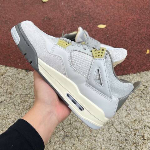 Jordan Air Jordan 4 Retro SE Craft DV3742-021 Photon Dust Pale Vanilla Grey Cream EUR41 Basketball Shoe (BS-87250)