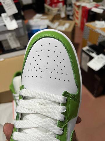 Jordan Air Jordan 1 Low SE HF4823-100 White Green Yellow US 8 5 UK 7 5 EUR 42 Sneaker - Men's (BS-87182)