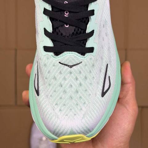 HOKA ONE ONE Clifton 9 Mint Green White Black Pink Yellow Running Shoe Running Sneakers (BS-86859)