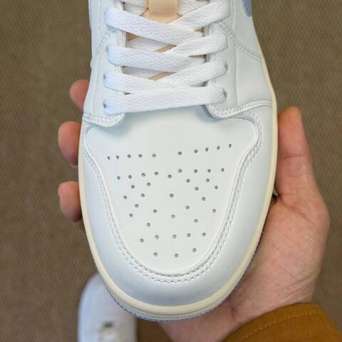 Jordan Air Jordan 1 Low DC0774 106 Sail Ghost Coconut Milk US 8 UK 7 EUR 41 Sneaker - Men's (BS-87234)