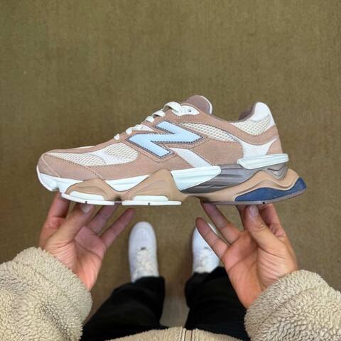 New Balance 9060 U9060ETN Brown White Navy Beige EU 43 Sneaker - Men's (BS-87123)