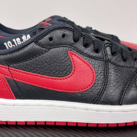 Jordan Air Jordan 1 Retro OG Banned IW6276-001 Black Red White Basketball Shoe (BS-87165)