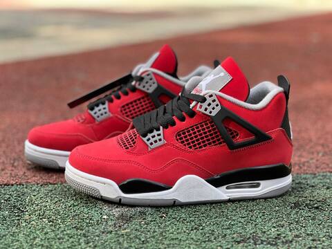 Jordan Air Jordan 4 Retro FQ8138 600 Fire Red White Black EUR 41 Basketball Shoe - Men's (BS-87270)