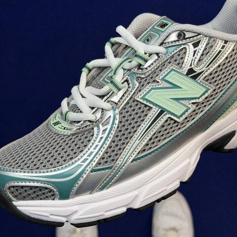 New Balance 740 U740NC2 Grey Silver Mint Green White USA 8 UK 7 5 EUR 41 5 Running Shoe - Men's (BS-87099)