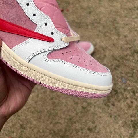 Jordan Air Jordan 1 Low OG SP DM7866 100 Sail University Pink Ridgerock EU 42 Sneaker - Men's (BS-87202)