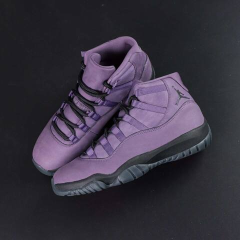 Jordan Air Jordan 11 Las Vegas IO8961-553 Purple Black Basketball Shoe (BS-87319)