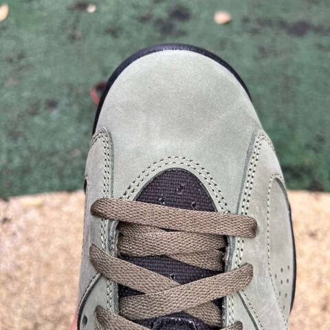 Jordan Air Jordan 6 CN1084-200 Medium Olive Black US 9 5 UK 8 5 EUR 43 27 5cm Basketball Shoe - Men's (BS-87300)