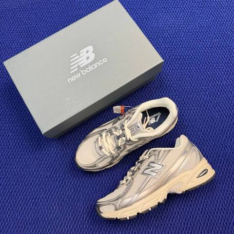 New Balance 740 U740GC2 Silver Off White Navy USA 8 UK 7 5 EUR 41 5 Training Shoe - Men's (BS-87088)