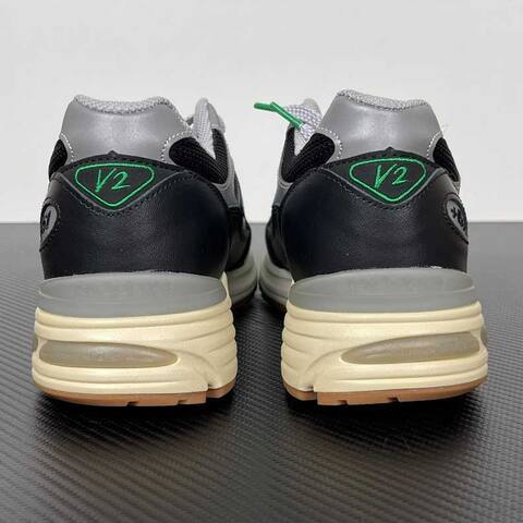 New Balance 991 V2 U991UT2 Black Silver Cream White Brown Sneaker (BS-87084)