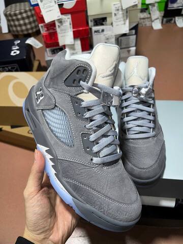 Jordan Air Jordan 5 Retro DD0587 002 Light Graphite White Wolf Grey EU 41 Basketball Shoe - Men's (BS-87290)