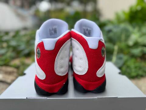 Jordan Air Jordan 13 He Got Game 414571-102 White Red Black Basketball Shoe (BS-87325)
