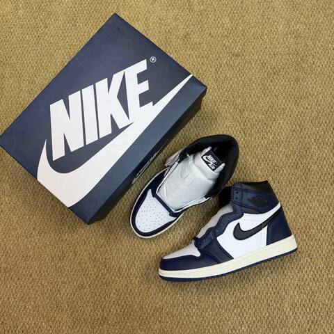 AIR JORDAN Nike Air Jordan 1 High Midnight Navy DZ5485-401 Lifestyle (BS-87228)