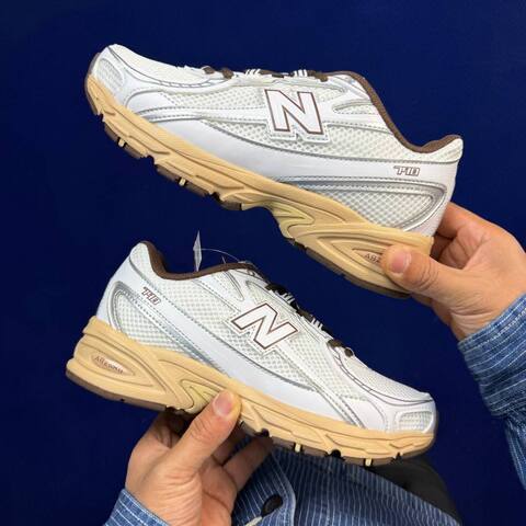 New Balance 740 U740IQ2 White Brown Beige Silver EU 38 Training Shoe - Women's (BS-87090)