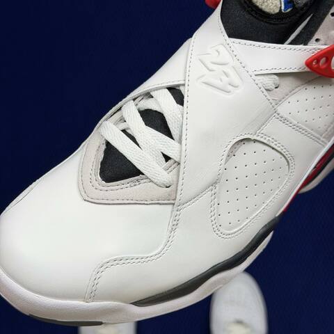 Jordan Air Jordan 8 Retro Bugs Bunny 305381 100 White Black Red Grey US 9 UK 8 EUR 42 5 Basketball Shoe - Men's (BS-87308)