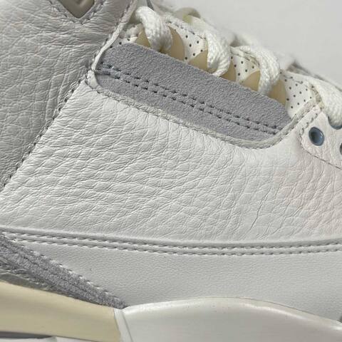 Jordan Air Jordan 3 Ivory FJ9479-100 White Grey Cream Gum Basketball Shoe (BS-87346)