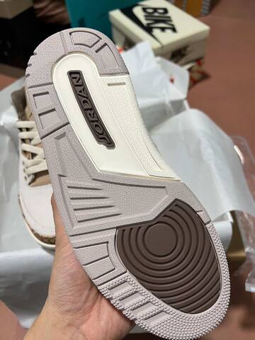Jordan Air Jordan 3 Orewood Brown DM0967-102 White Brown Beige Cream Basketball Shoe (BS-87341)