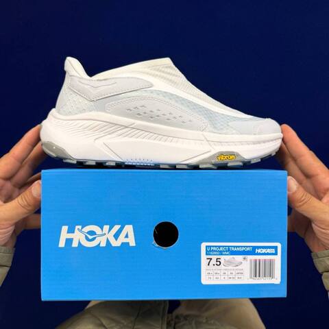 HOKA ONE ONE Project Transport White Grey Beige Yellow Black Sneaker Casual Sneakers (BS-86817)