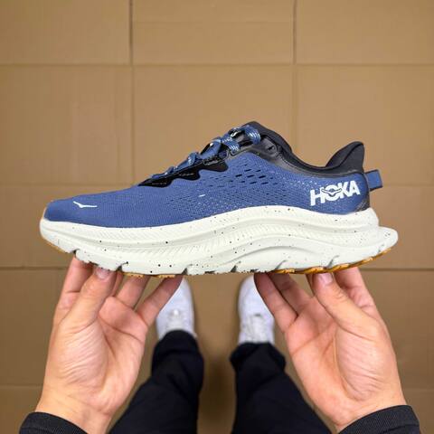 HOKA Kawana 2 Navy Blue Black White Gum Running Shoe Running Sneakers (BS-86920)