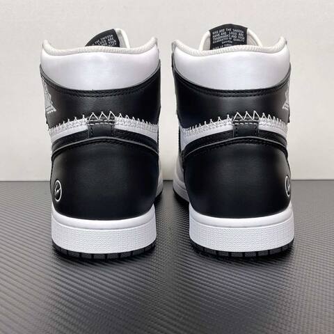 Jordan Union LA x Fragment Design x Air Jordan 1 High II7202-100 White Black Blue Basketball Shoe (BS-87148)