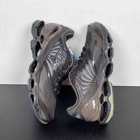 Mizuno Wave Prophecy LS D1 GD240501 Dark Grey Taupe Black Running Shoe Running Sneakers (BS-86776)