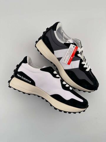 New Balance MS327 Black White Grey Beige Sneaker (BS-87077)