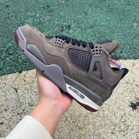 Jordan Air Jordan 4 Retro OG SP AMM IF3102 200 Dark Mocha Bronze Burgundy Black EU 36-48 5 Basketball Shoe - Unisex (BS-87285)