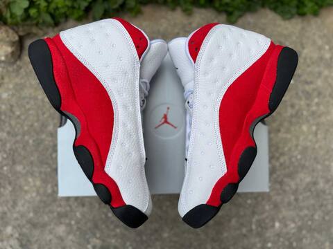 Jordan Air Jordan 13 He Got Game 414571-102 White Red Black Basketball Shoe (BS-87325)