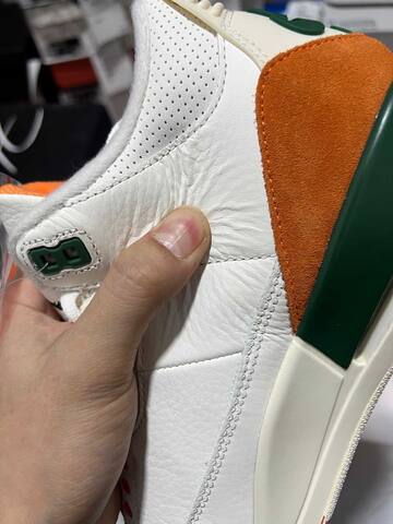 Jordan Air Jordan 3 Solefly IF4491-100 White Orange Green Sail Basketball Shoe (BS-87339)