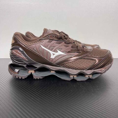 Mizuno Wave Prophecy LS A251105 Brown Metallic Bronze White Dark Gray Running Shoe Running Sneakers (BS-86778)