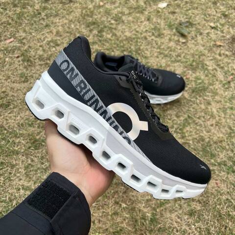 On Cloudmonster 2 3ME10121197 Black Frost White US 8 EU 41 UK 7 5 JP 26 Running Shoe Running Sneakers - Men's (BS-86981)