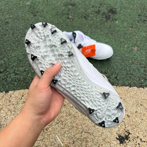 Jordan Air Jordan 4 Retro TD HQ0207 106 White Fire Red Black Tech Grey EUR 44 Soccer Cleat - Men's (BS-87281)